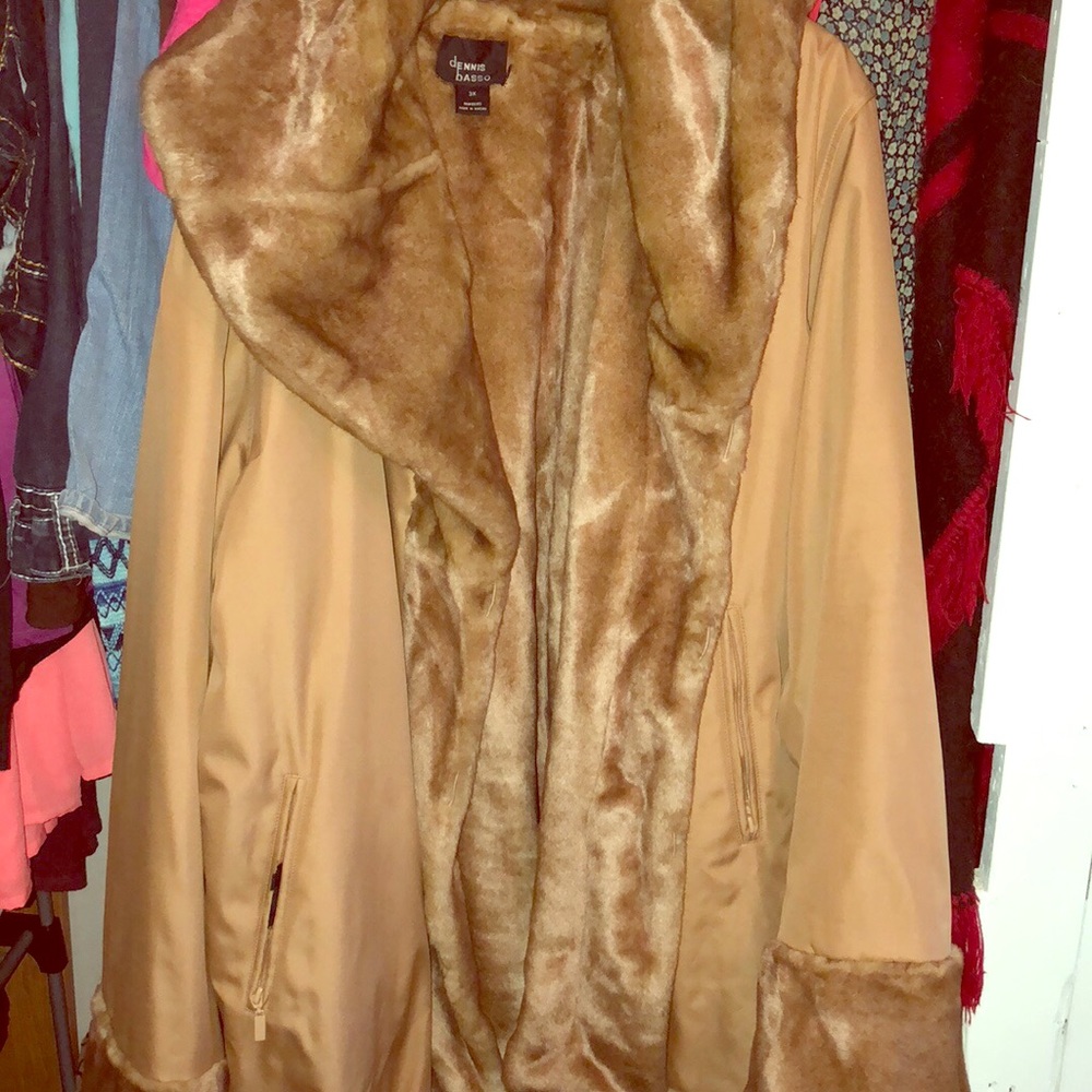 Dennis Basso reversible water resistant jacket,